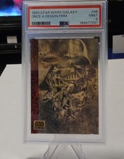 1993 Topps Star Wars Galaxy #66 Once a Design Firm PSA 9 picture