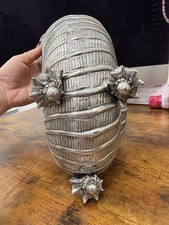 Vintage Giovanni Patrini Rare Nautilus Shell Wine Cooler Pewter 🧊 🍷 picture