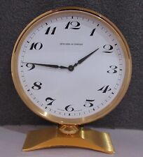 Imhof Swiss Made 8-Day Timepiece, 15 Jewels Spaulding & Company Desk Clock picture