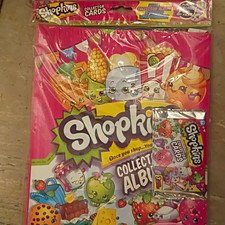 Shopkins Collector Cards Binder Album 120-Capacity Standard Size Pink 5+ picture