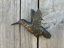 Vintage Homco Plastic Gold Hummingbird Wall Hanging picture