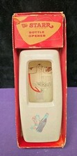 Vintage 1950s Coca Cola Bottle Opener The Starr Coke In Original Box NOS picture