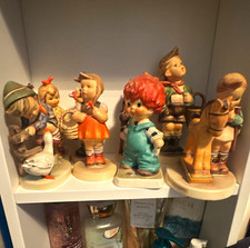 Ceramic Children Figurines Lot of 5, Multicolor, Kids Decor, Unboxed picture