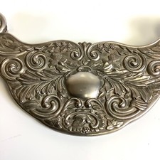 Vtg Pair of Godfinger Silver Art Co Silver Plate Serving Tray Furniture Handles picture