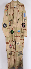 RARE Tupac Shakur Makaveli Hip Hop Camo Coveralls Iraqi Patches & Embroidery XL picture