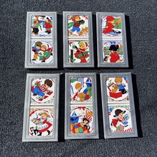 12 Vintage JASCO Christmas Ceramic Tile Trivets picture