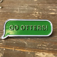 GO OTTERS Lapel Hat Jacket Pin. ~M14~ picture