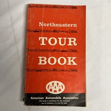 1958 59 Northeastern Tour Book AAA Guide Map Vintage Collectible picture