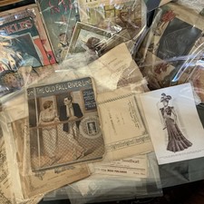 HUGE 12+lb Lot 19th-20thc VIntage & Antique Ephemera Books Albums Photographs picture