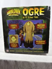 Vintage 2005 Gemmy Airblown Inflatable Ogre 8 Foot Monster Works Halloween picture