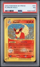 PSA 7 FLAREON H7/H32 | SWIRL Skyridge Holo WOTC Pokemon Card picture