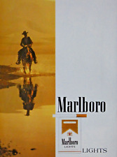 1989 PRESS ADVERTISEMENT MARLBORO LIGHT CIGARETTES - HORSE picture