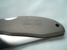 RARE Vintage Spyderco Delica C11PTI, Titanium grip. OE Ltd Edition. Japan only. picture