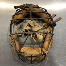 Vintage Unknown Brand Baseball Catcher’s Mask 1940’s Wall Art Mancave Decor picture