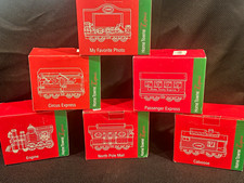 Vintage 1998 JCPenney Home Towne Express Christmas Train Set 6 Pieces picture