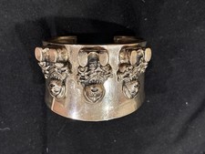 Vintage Yellowhorse Large Sterling Storyteller Bracelet/Cuff picture