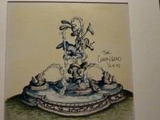 ART PRINT OF ROGER RABBITT FOUNTAIN AT CAB RIDE DISNEYLAND. Artist Signed 1992 picture