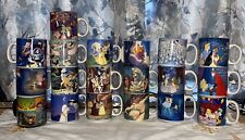 Vintage Walt Disney Classic Movie Mugs Lot Of 19 Snow White Belle Pocahontas Toy picture