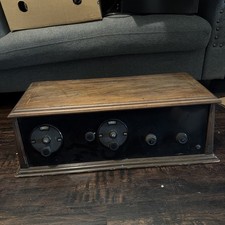 Antique Tube Radio Atwater Kent ? Large 4 tubes Parts Or Repair RCA picture