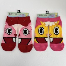 2 NEW Happy Tree Friends HTF 2011 Socks 22-24cm Cuddles Giggles Lot picture