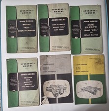 HUGE Lot of 100+ Vintage John Deer Tractor Farm Implement Manuals picture