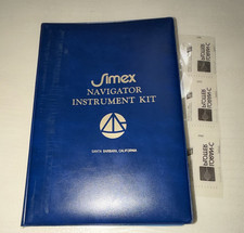Simex Navigator Instrument Kit Drafting Tool Set, Blue Case w/ Protractor picture