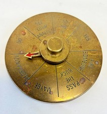 Vintage Solid Brass Executive Decision Maker Spinner Desk Toy Taiwan 4