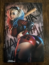 HARLEY QUINN Gallery NICE Virgin Variant by Fernando Rocha Limited To 100 Copies picture