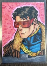 2025 Topps Chrome Marvel - Cyclops - Artist Signed - Vincent Moreno picture