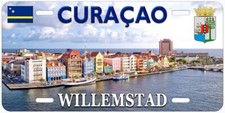 Willemstad Curacao TAG01 Novelty Car License Plate picture
