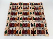 90 Vintage NOS Westinghouse Large Size D15 C-9 1/2 Christmas Lights Bulbs picture