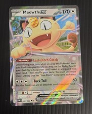 Meowth EX 062/088 Double Rare Holo Perfect Order Pokémon TCG picture