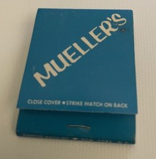 Vintage Mueller’s Store - Grocery Matchbook  Unstruck Mannkato Minnesota picture