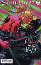 Injustice 2 #10 VF/NM; DC | Batman Harley Quinn Based on Video Game - w/Bag+Boar picture
