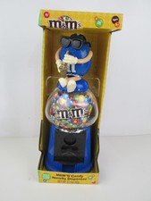 M&M's Candy Blue with Saxophone Novelty Candy Dispenser & 11.5