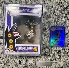 Funko K-Pop Demon Hunters Sussie Bird 1/72 Chase w/Hard Stack & Card SEE PHOTOS picture