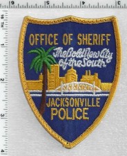 Office of Sheriff Jacksonville Police (Florida) 4th Issue Uniform Take Off Patch picture