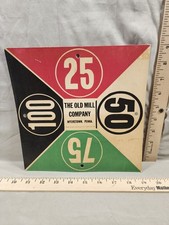Vintage Old Mill Company Myerstown Pennsylvania Window Sign Coal Ice picture