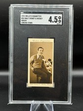 1931 WILL'S CIGARETTES STARS WALT DISNEY & MICKEY MOUSE SGC 4.5 RC picture