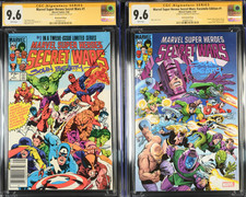 CGC 9.6 SS SECRET WARS #1 SET NEWSSTAND & HIDDEN GEM 1:50 MIKE ZECK JOHN BEATTY picture