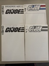 G.I. Joe (Book Lot of 4) #21, 325, 7, 13 Blank Sketch Cover Variants picture