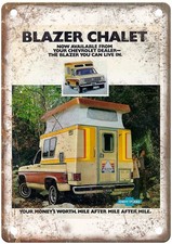 1976 Chevy Blazer Chalet Vintage Automobile Ad Retro Look Metal Sign AM7327 picture