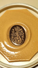 Rare Antique Heraldic Wax Seal Impression – Müller Family Archive Hamburg picture