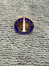 Vintage 1960s NASA Apollo Lapel Pin - Crest Craft Enamel picture