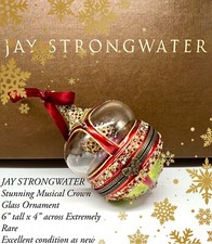JAY STRONGWATER Extremely RARE ~MUSICAL CROWN FABERAGE ~Ornament, MINT condition picture