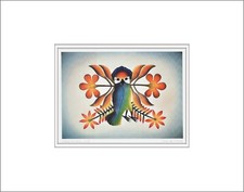 GRAND ENTRANCE bird by Inuit artist Kenojuak Ashevak - 11