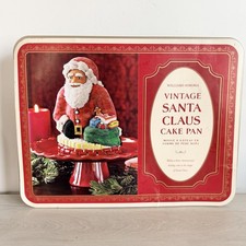 Williams Sonoma Nordic Ware Vintage Santa Claus 3D Cake Pan 10 Cup Christmas USA picture