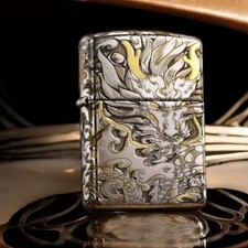 Official Dragon Lighter – Deep Carving Inlaid Design, Mirror Armor Finish picture