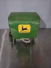 John Deere Metal Planter Seeder Box Hopper Craft Primitive picture