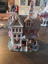 🎃🎃 Used  2004 LEMAX Spooky Town Trick or Treaters Haven Lighted House🎃🎃 picture
